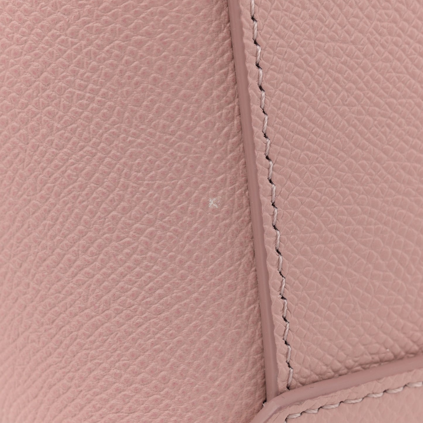 Grained Calfskin Nano Belt Bag Vintage Pink
