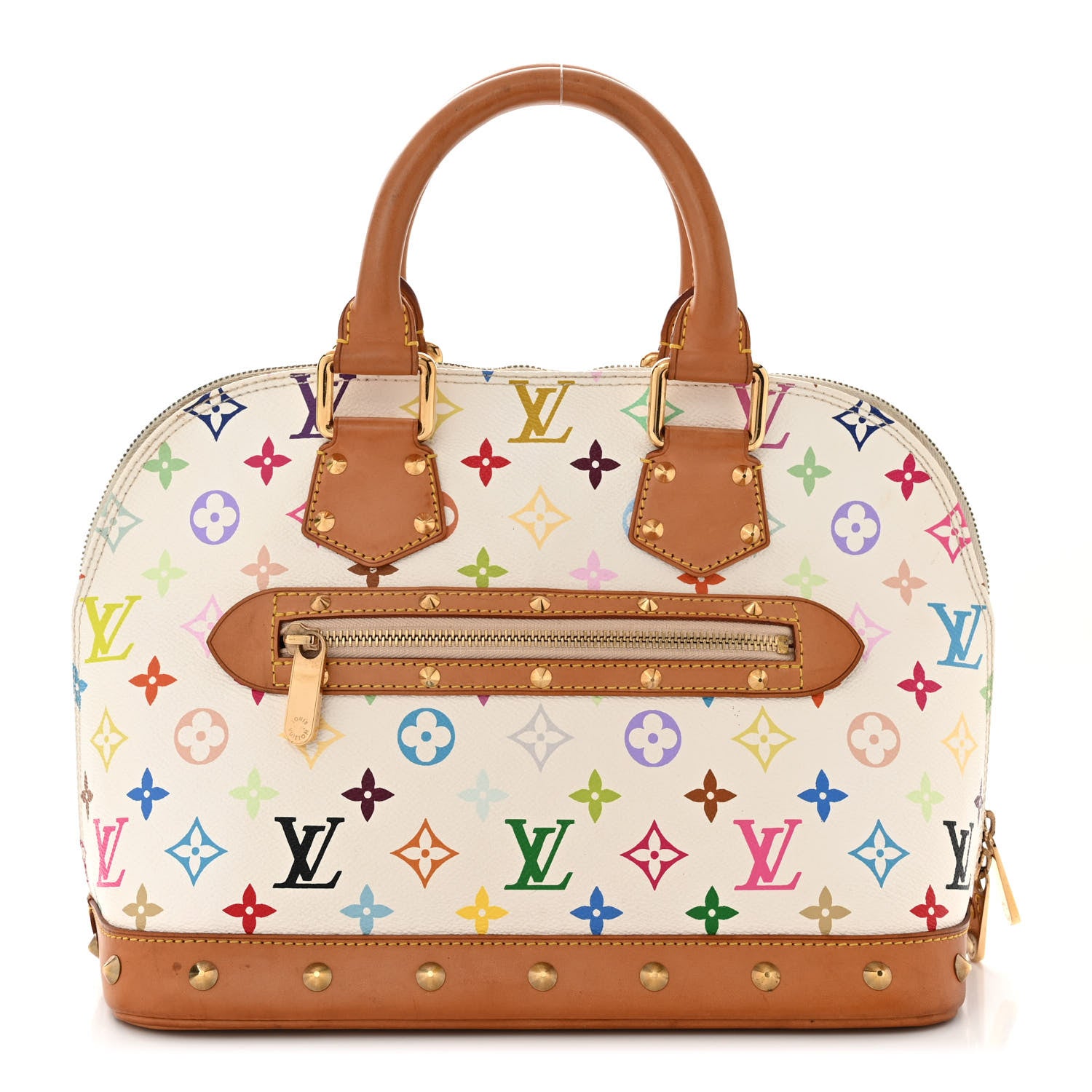Louis Vuitton Monogram Multicolor Alma White 1 of 12