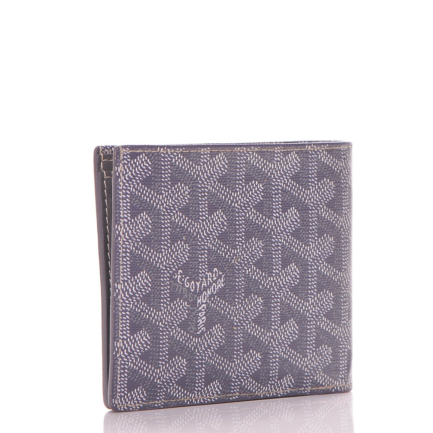 Goyardine Saint Florentin Bi-Fold Wallet Grey