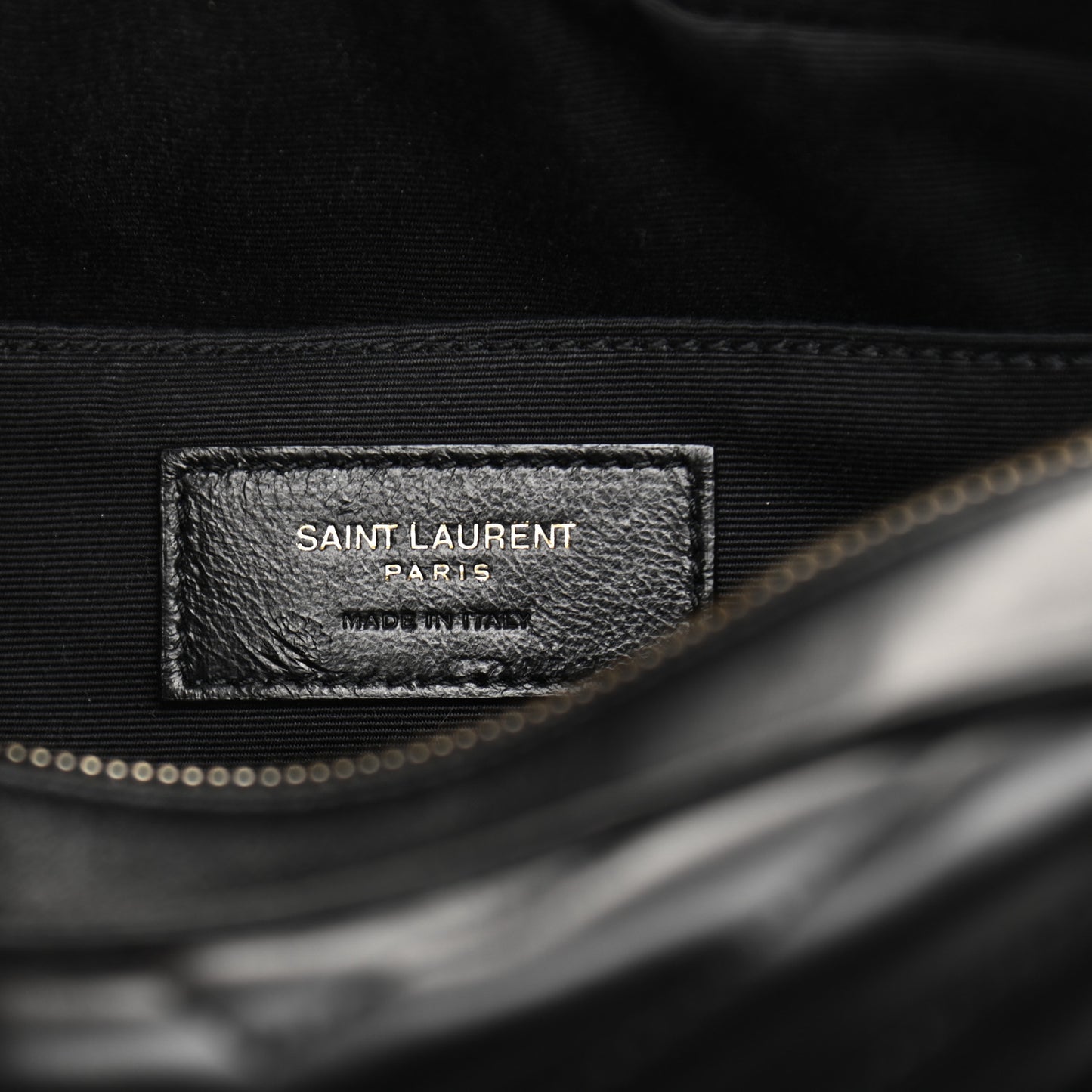 Calfskin Matelasse Monogram Lou Camera Bag Black
