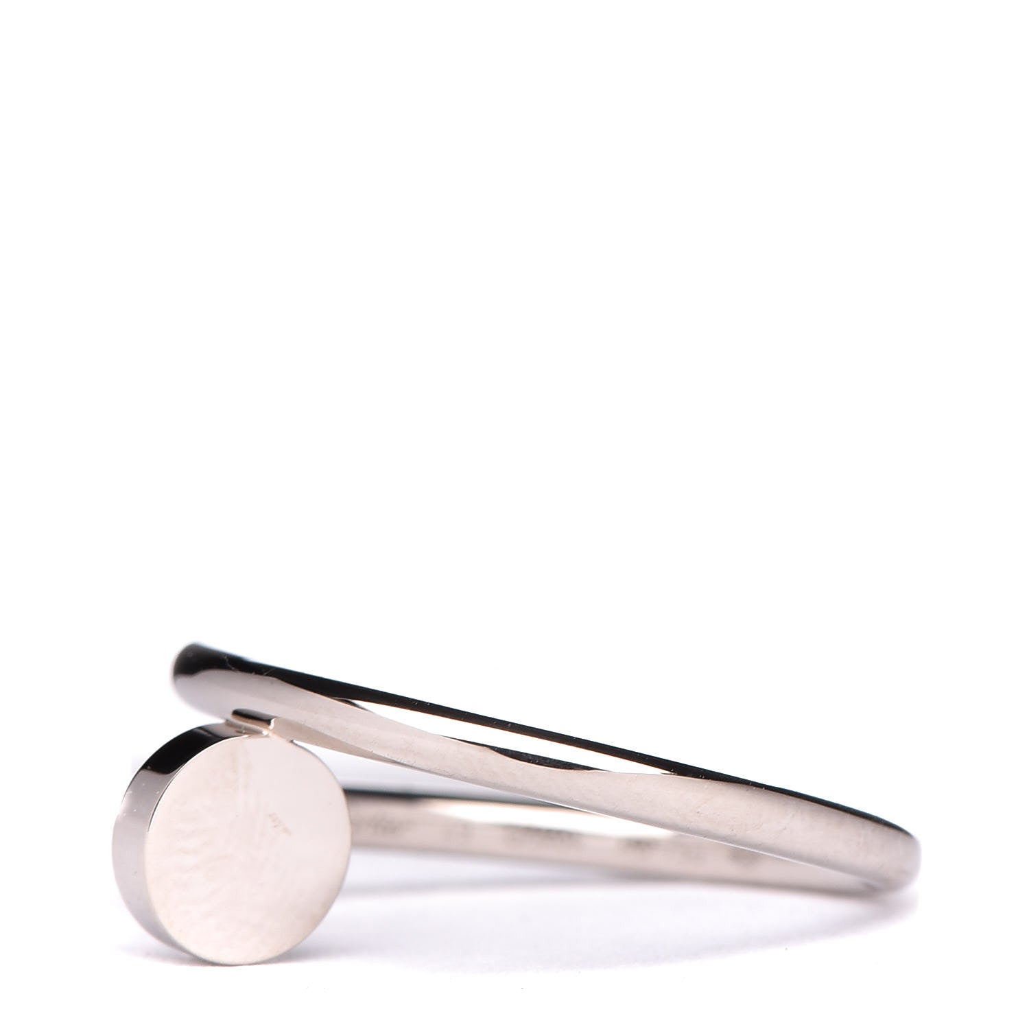 Cartier 18K White Gold Small Juste Un Clou Ring 49 4.75 3 of 7