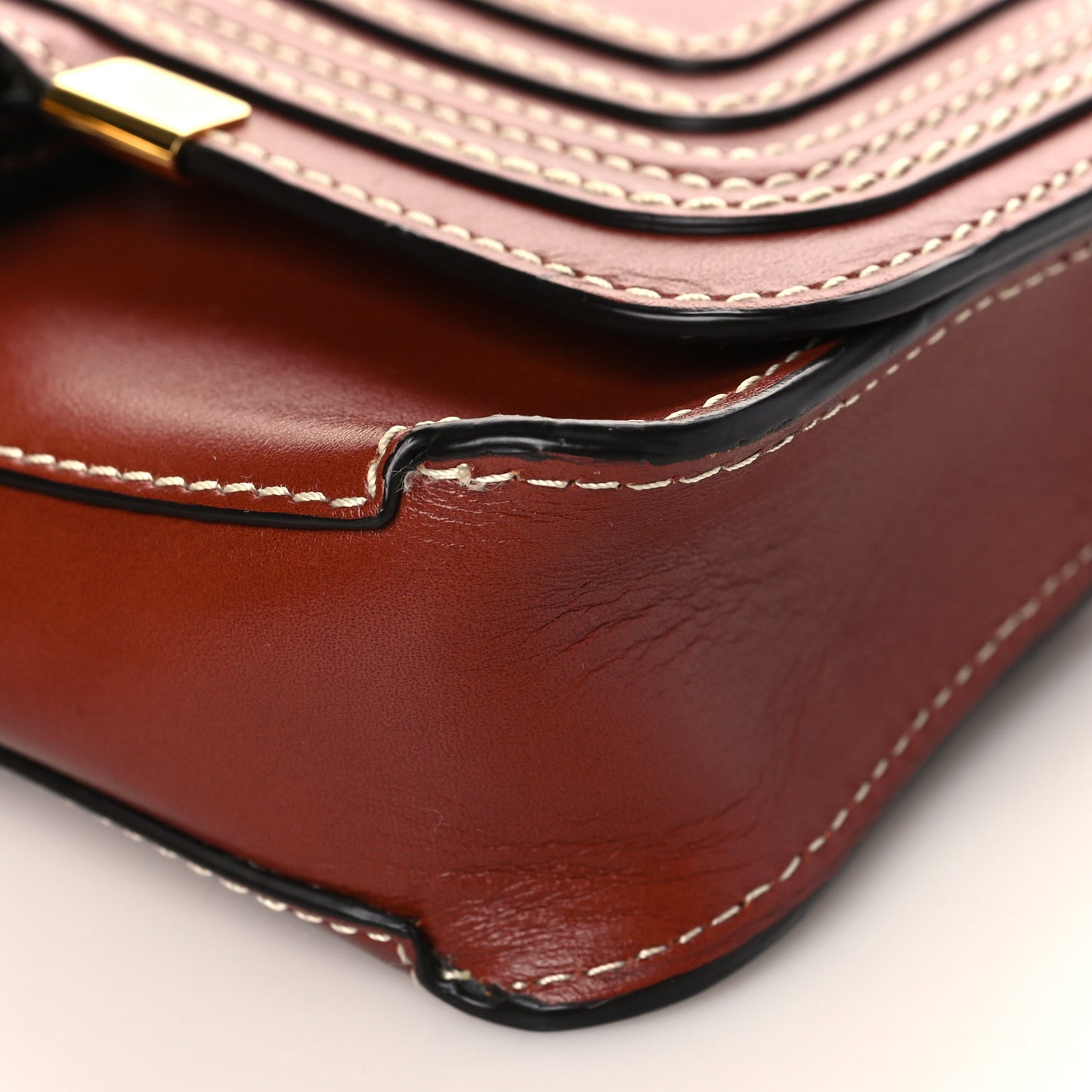 Calfskin Marcie Convertible Belt Bag Brown