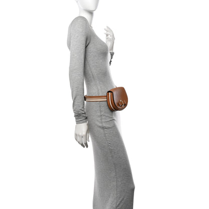 Delvaux Crispy Calfskin Mini Le Mutin Saddle Belt Bag Vegetal 2 of 11