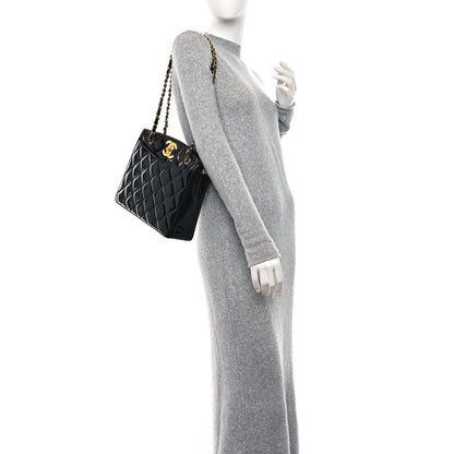 Chanel Patent Quilted CC Shoulder Bag Black 2 of 13