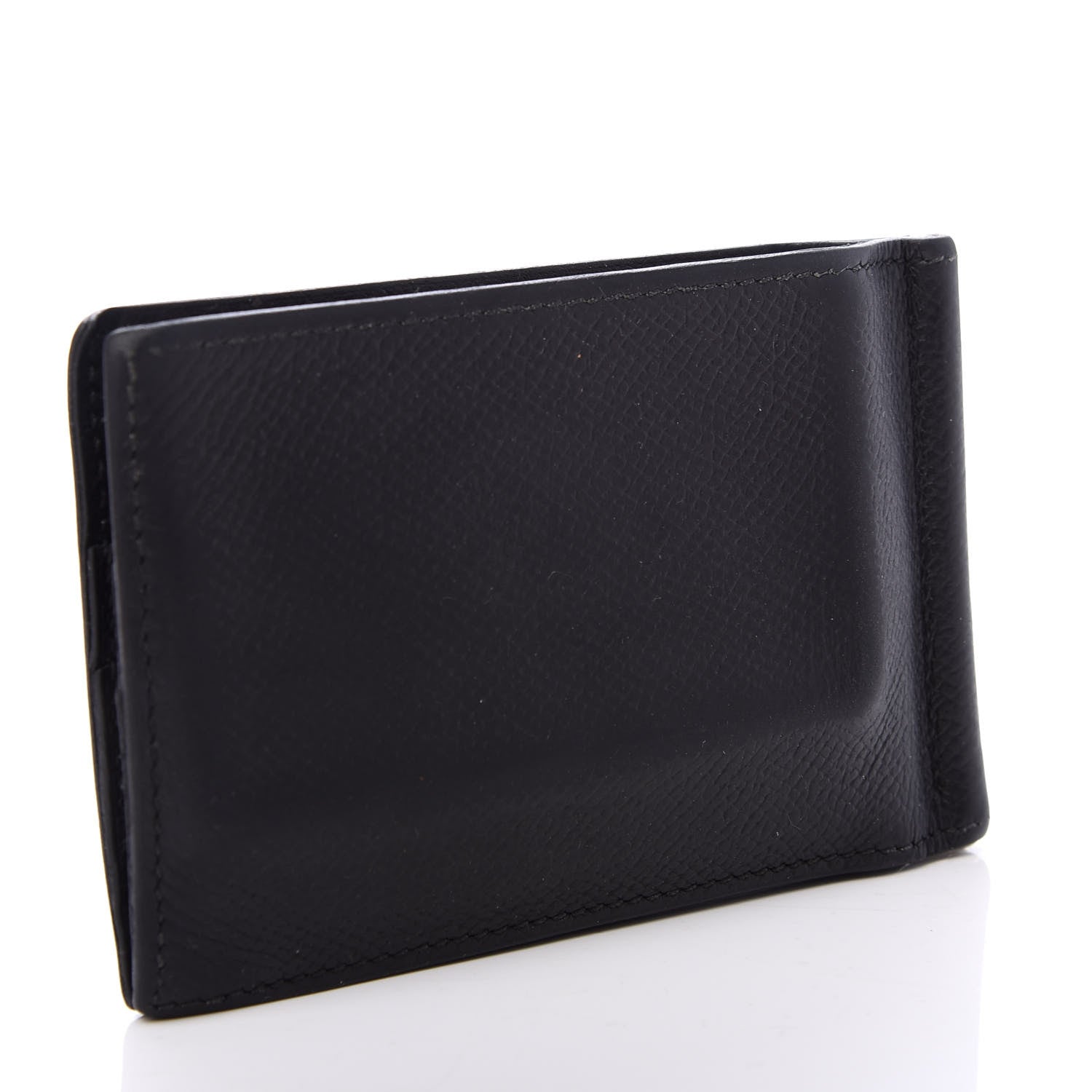 Hermes Epsom Poker Money Clip Wallet Black 714015 – FASHIONPHILE