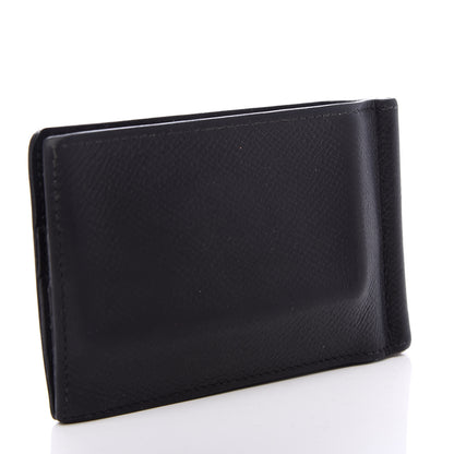 Hermes Epsom Poker Money Clip Wallet Black 3 of 7