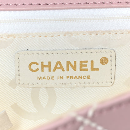 Chanel Calfskin Quilted Wild Stitch Mini Flap Light Purple 6 of 10