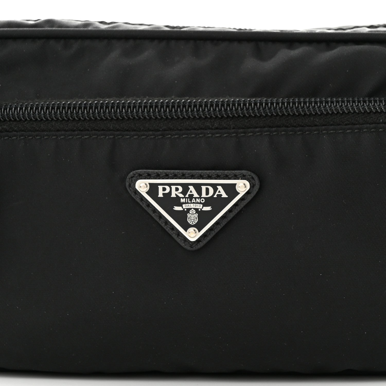 Prada Tessuto Nylon Belt Bag Black 8 of 11