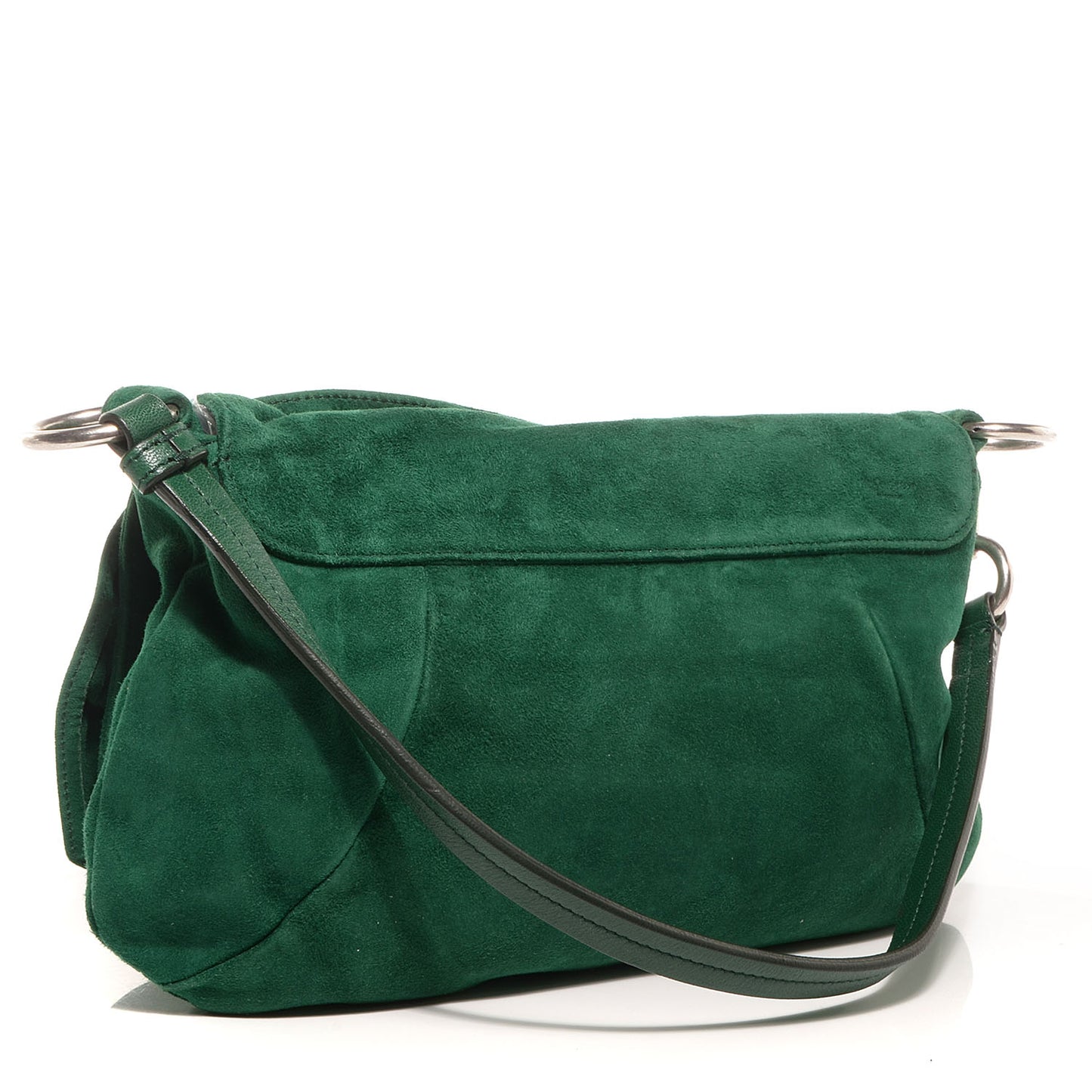 Suede Nadja Shoulder Bag Green