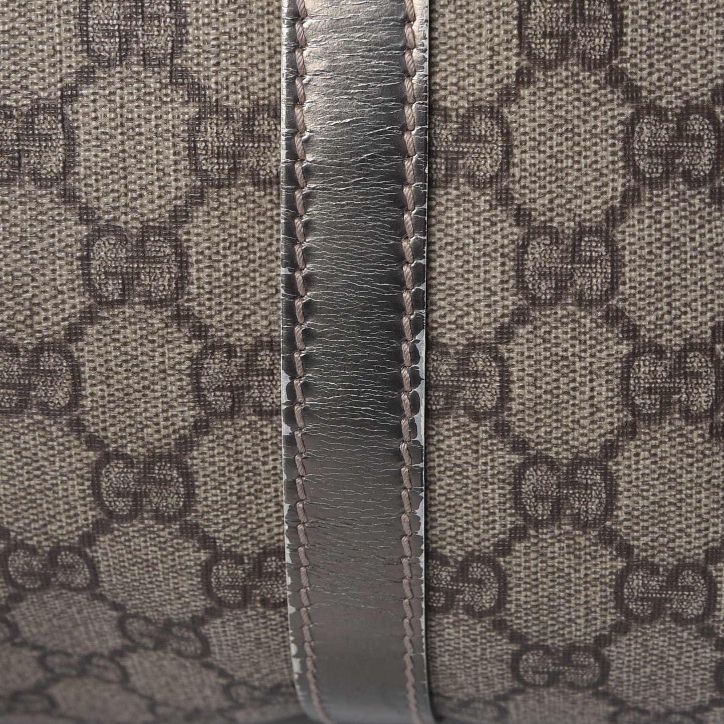 GG Plus Monogram Medium Joy Boston Silver