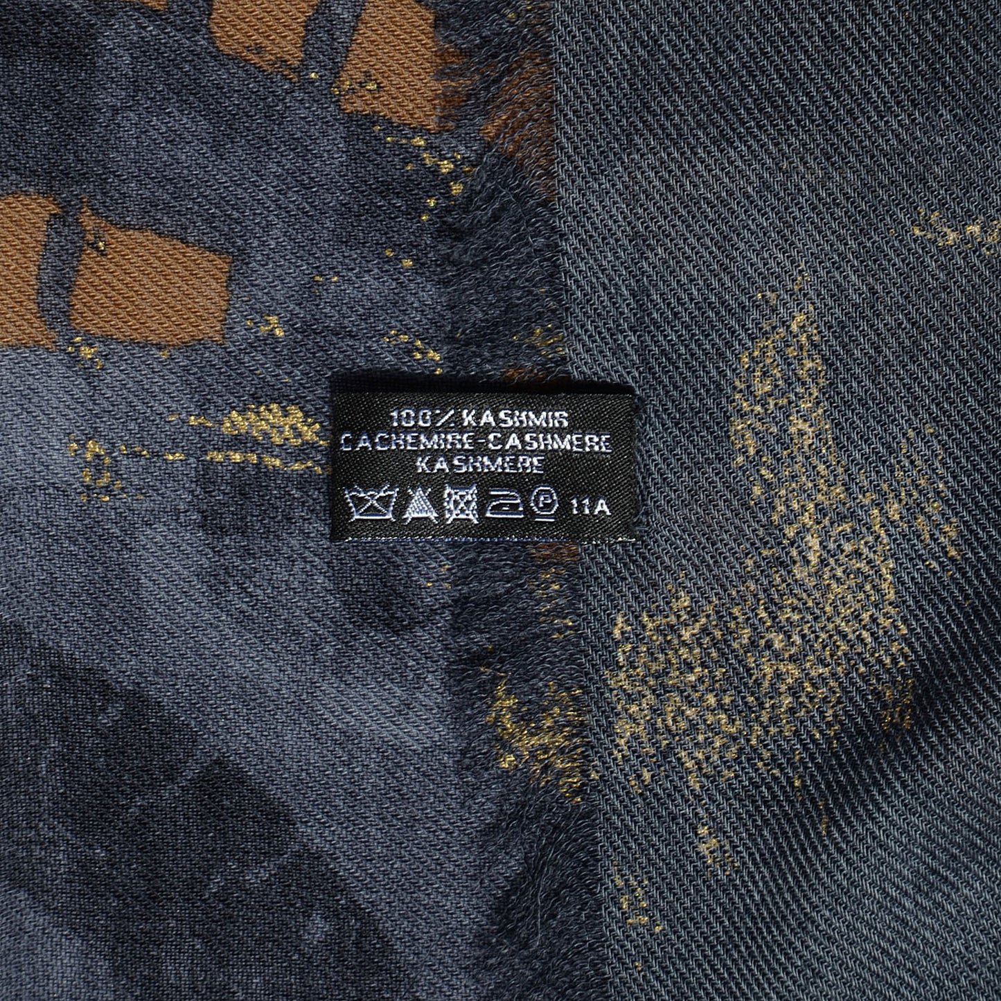 Cashmere Mosaic CC Logo Scarf