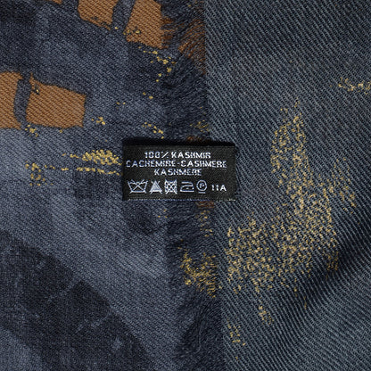 Chanel Cashmere Mosaic CC Logo Scarf 4 of 5