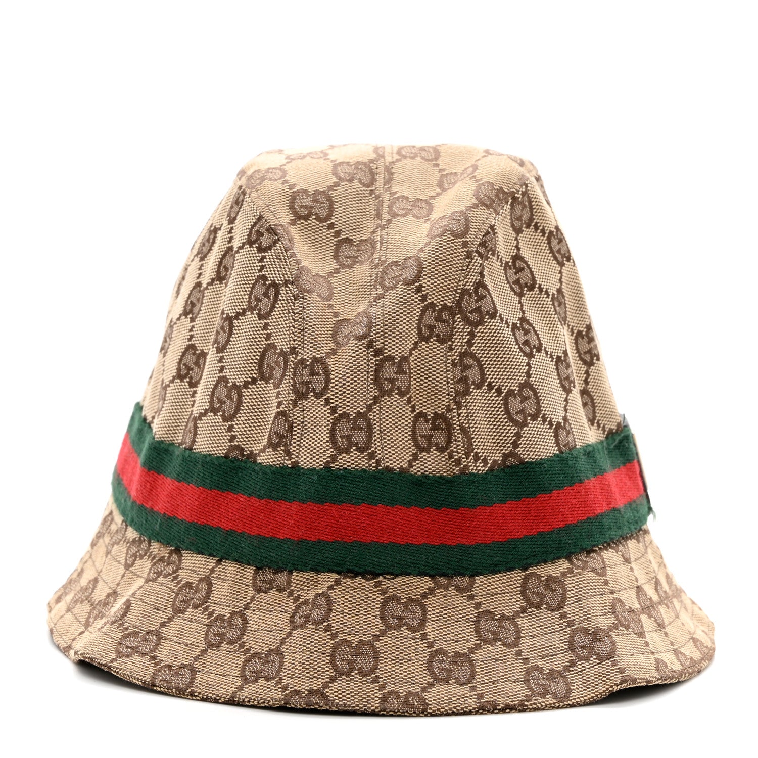 Gucci GG Monogram Web Bucket Hat M Brown 3 of 8