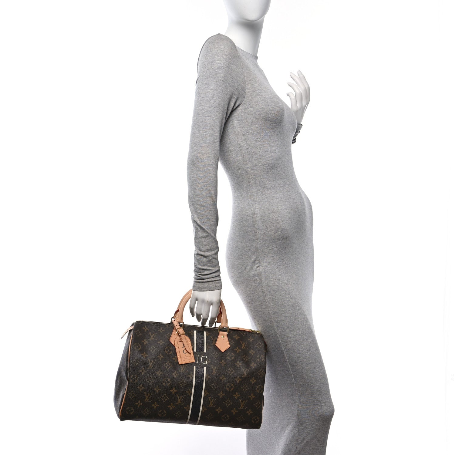 Louis Vuitton Monogram My LV Heritage Speedy 35 Black White 2 of 11