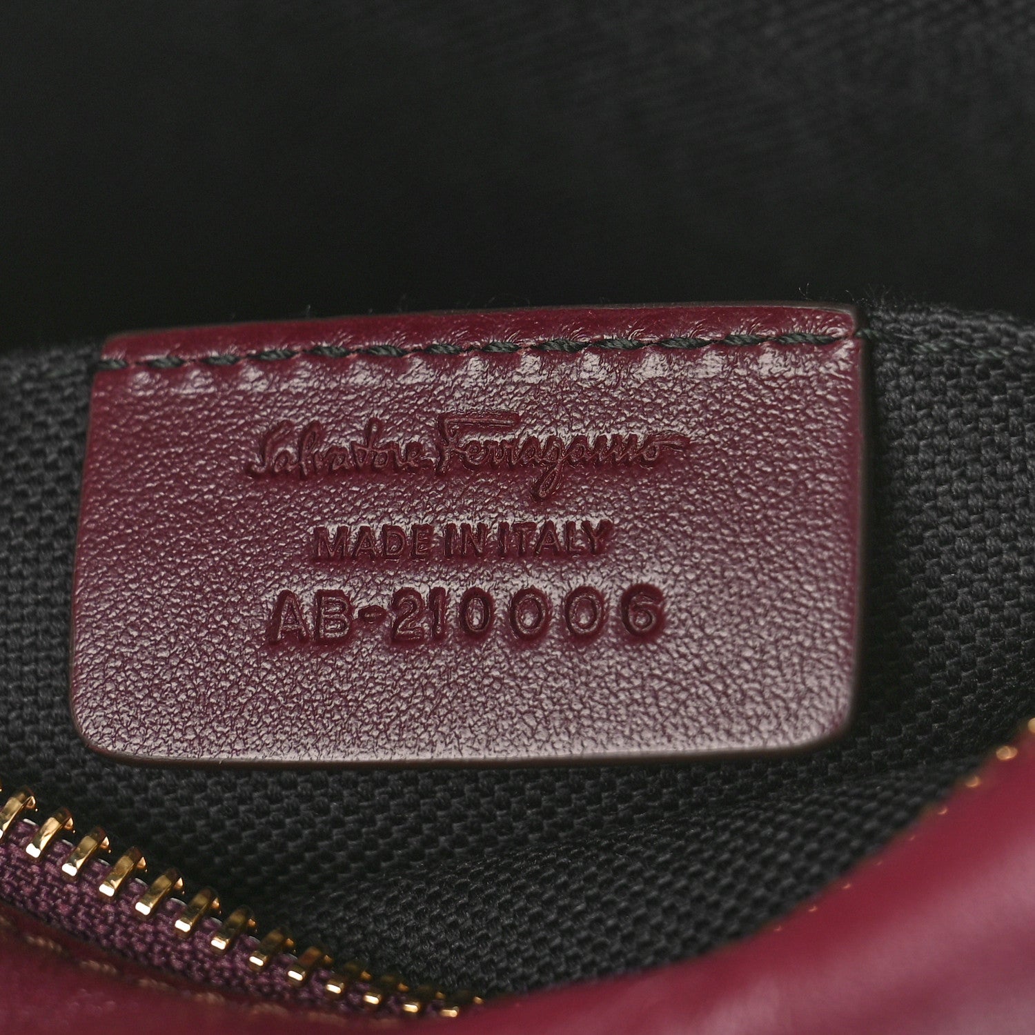 Salvatore Ferragamo Calfskin Vela Camera Crossbody Bag Burgundy 6 of 8