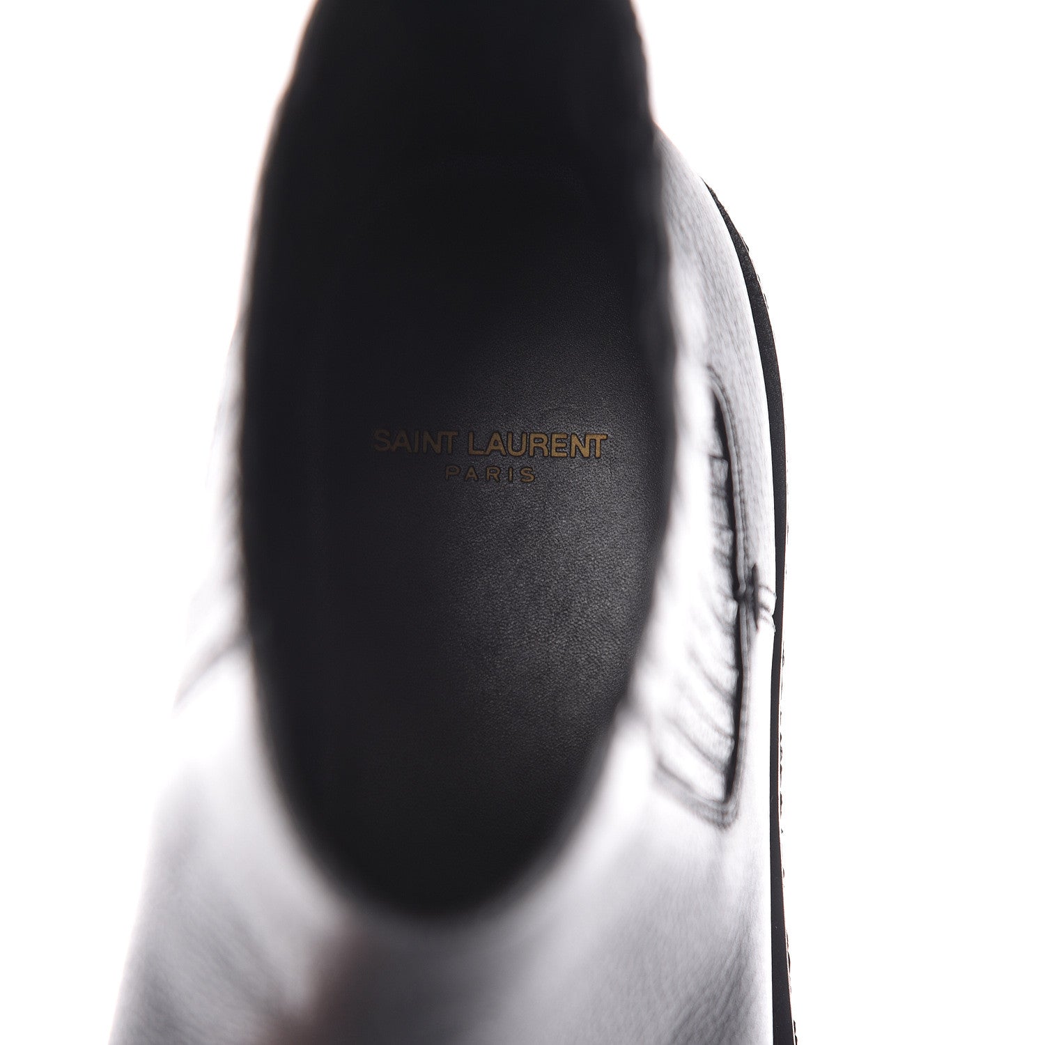Saint Laurent Calfskin Mens Hugo 25 Chelsea Boots 43 Black 6 of 7