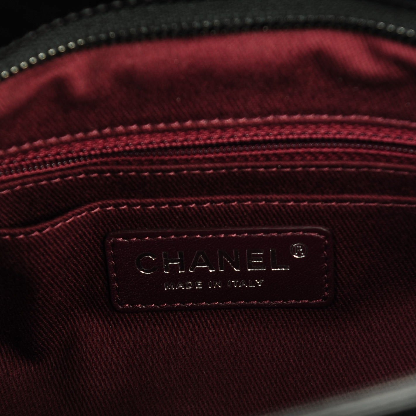 Chanel Glazed Calfskin Quilted Coco Pleats Clutch Black 6 of 7