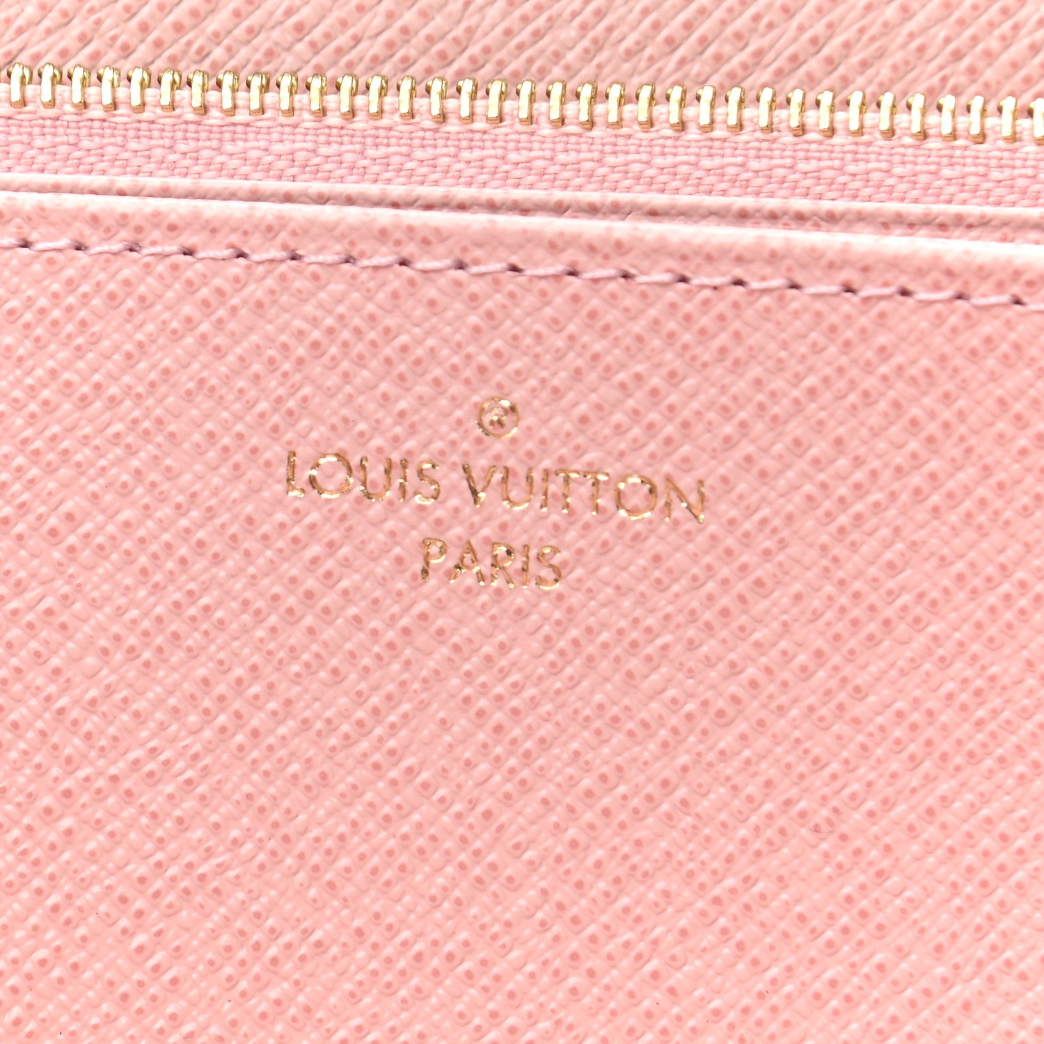 Louis Vuitton Damier Ebene Zippy Wallet Rose Ballerine 6 of 6