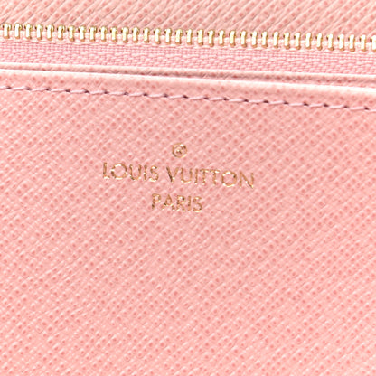 Louis Vuitton Damier Ebene Zippy Wallet Rose Ballerine 6 of 6