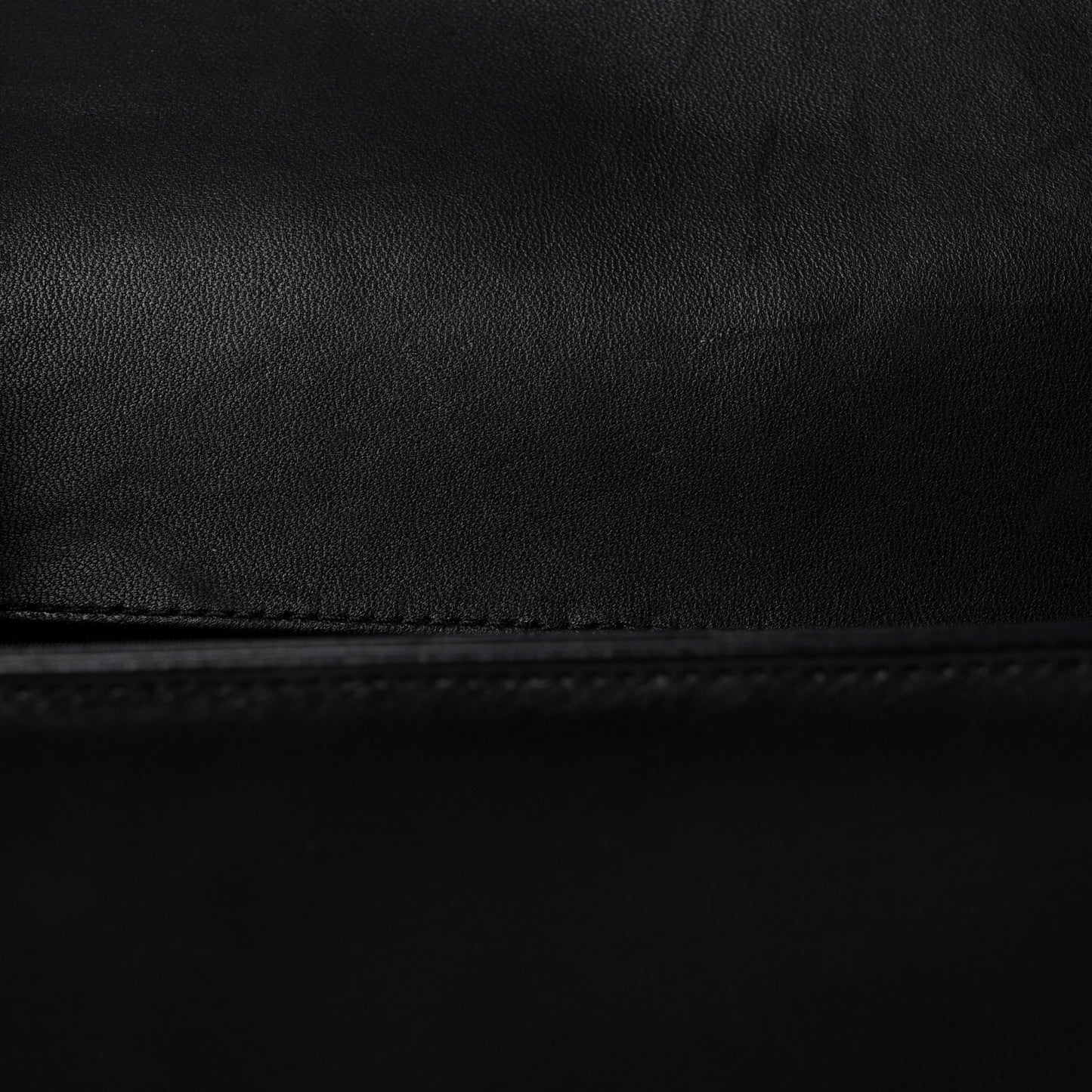 Lambskin Quilted Medium Boy Flap Black