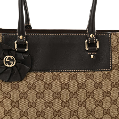 Gucci Monogram Trophy Tote Ebony 8 of 13