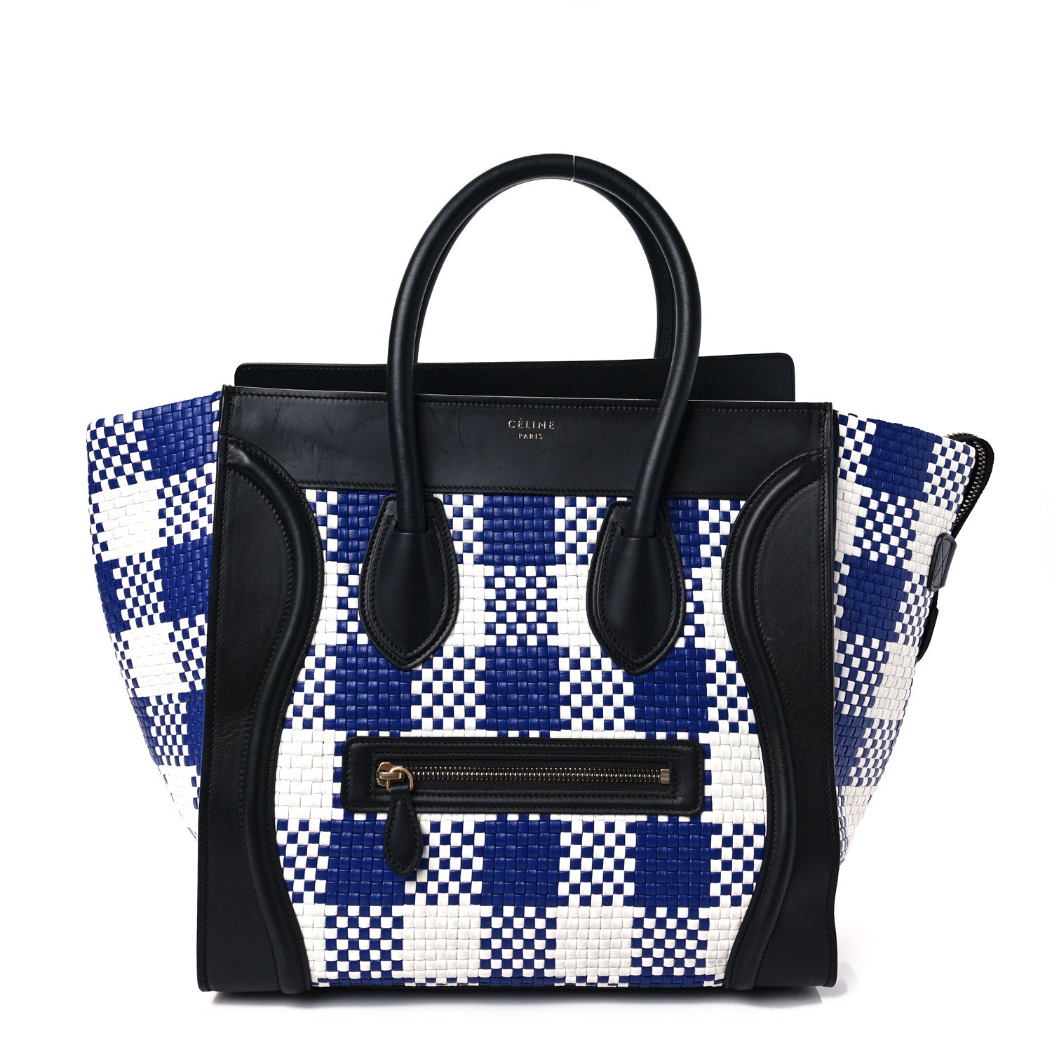 Celine Smooth Calfskin Woven Mini Luggage 1 of 5