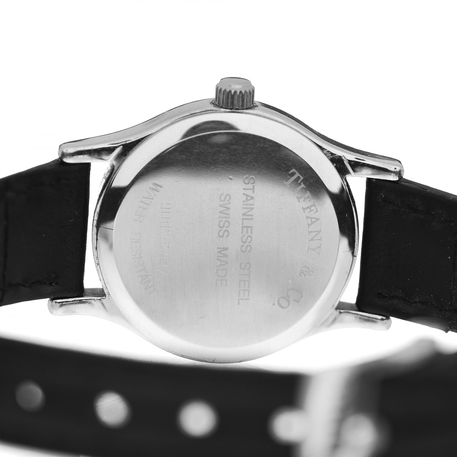 Tiffany Stainless Steel Calfskin 24mm Atlas Quartz Watch 4 of 4