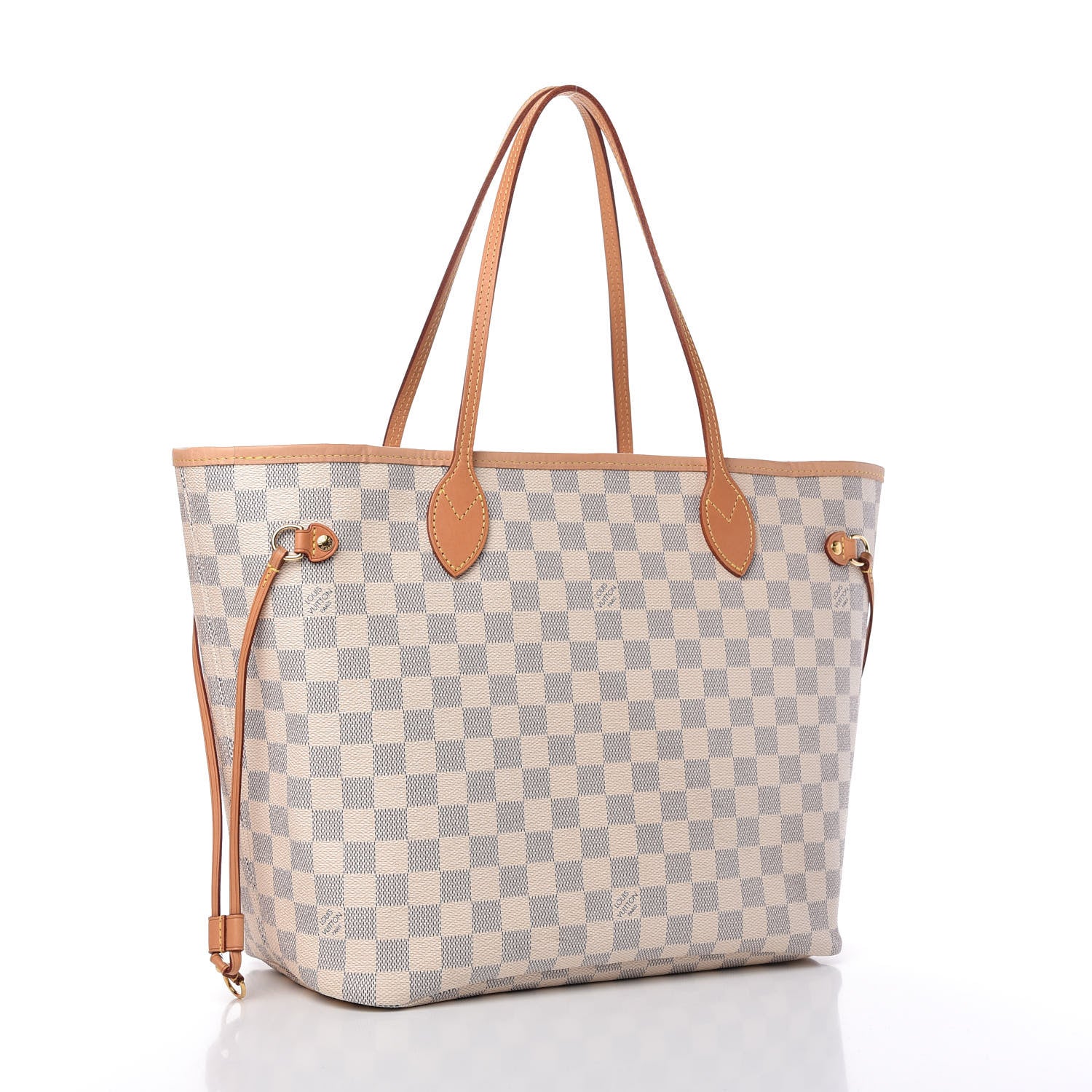 Louis Vuitton Damier Azur Neo Neverfull MM Rose Ballerine 3 of 11