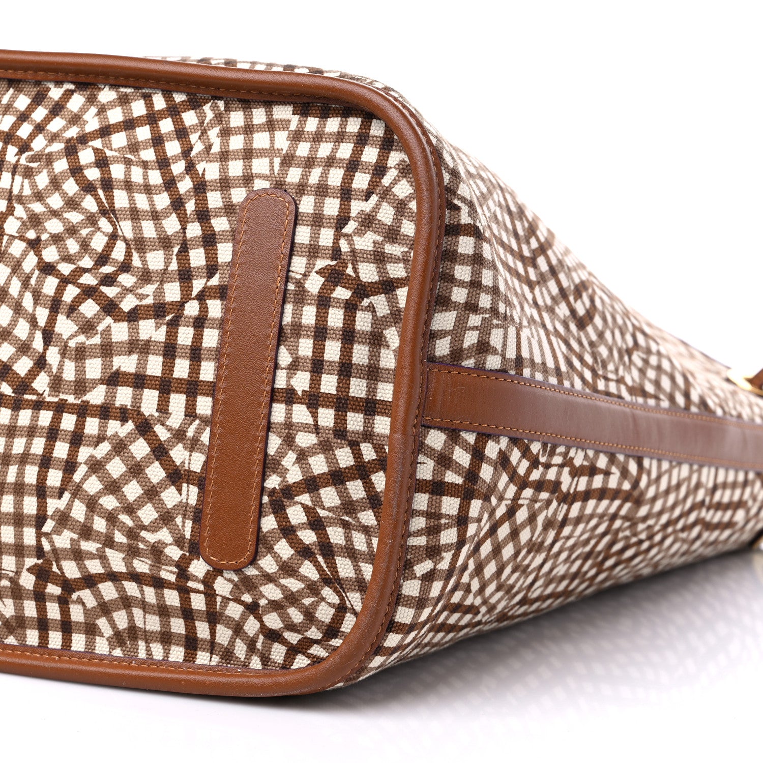 MCM Visetos Large Liz Reversible Shopper Tote Cognac 14 of 14