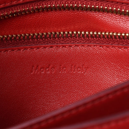 Celine Smooth Calfskin Small Classic Box Flap Bag Red 7 of 8
