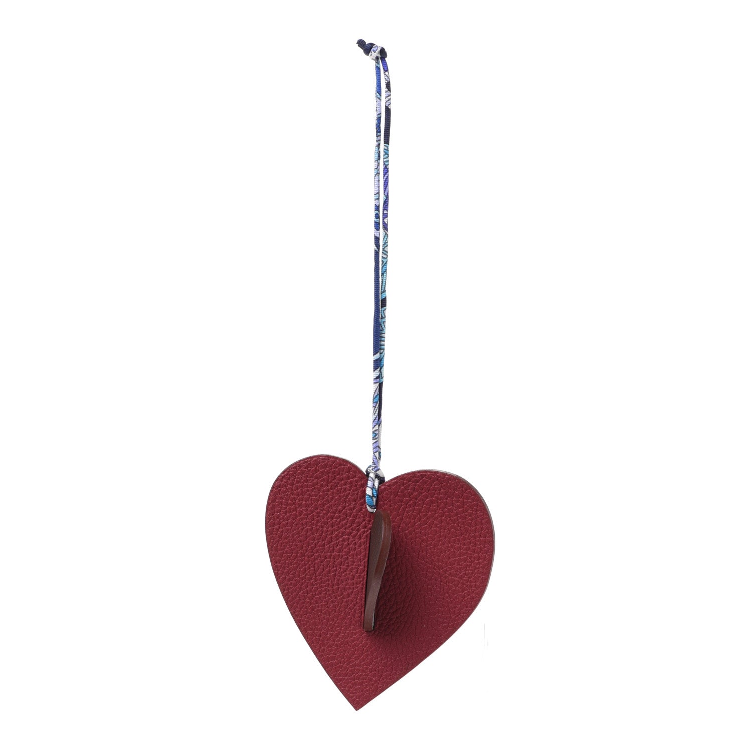 Hermes Togo Epsom Petit H Heart Bag Charm Multicolor 1 of 7