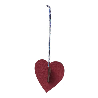 Hermes Togo Epsom Petit H Heart Bag Charm Multicolor 1 of 7