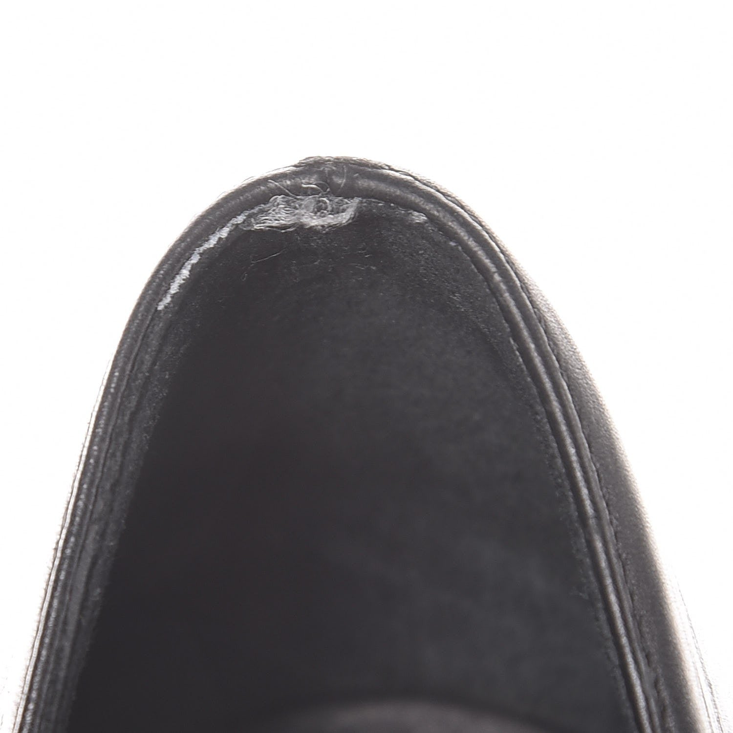 Saint Laurent Calfskin Vitello Vernice Tribtoo 105 Pumps 37.5 Black 11 of 14