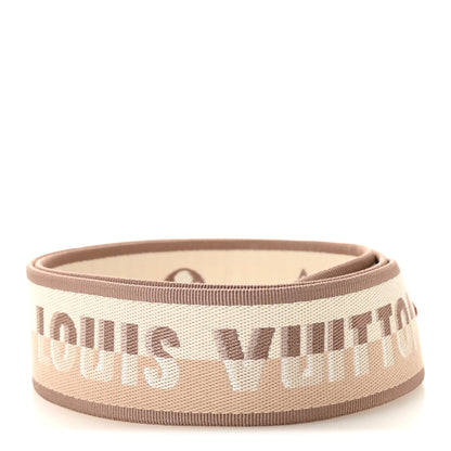 Louis Vuitton Jacquard Speedy Bandouliere 20 Shoulder Strap Beige 2 of 4