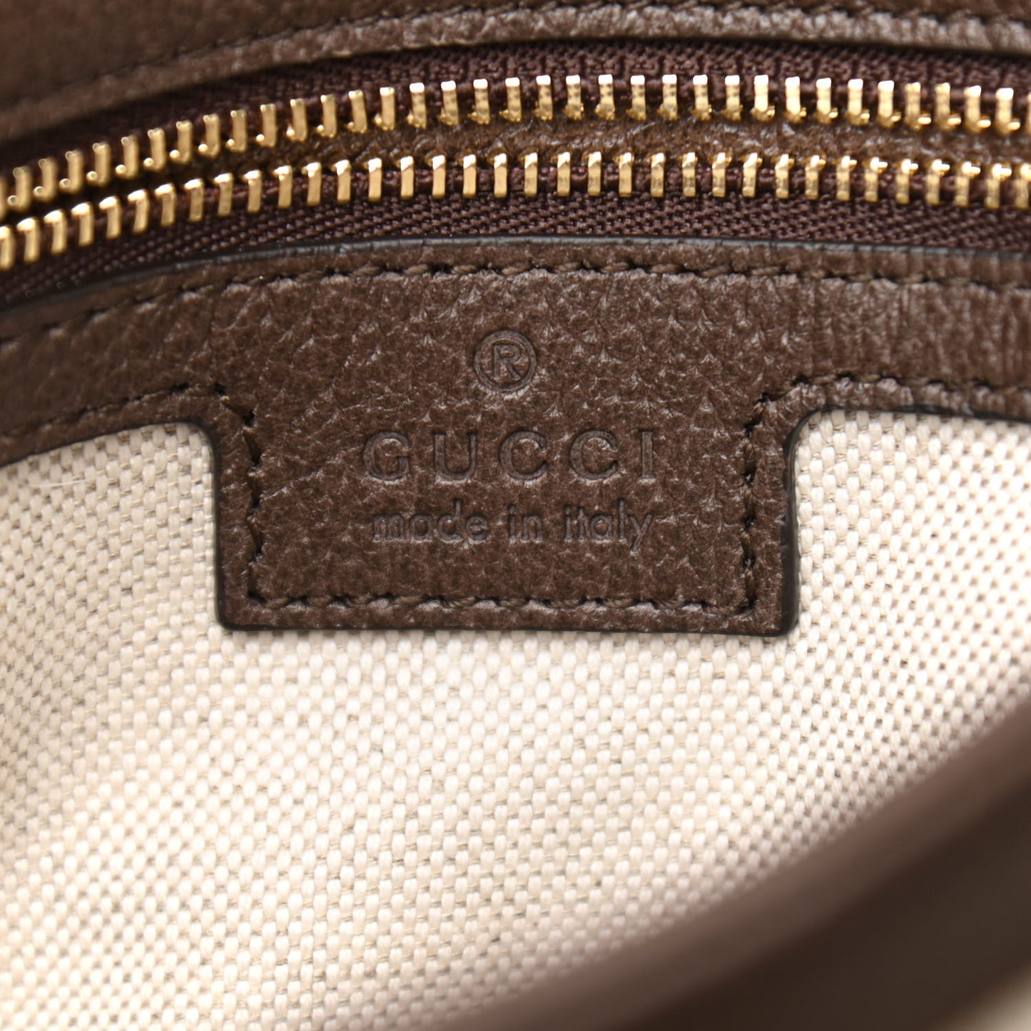 GG Supreme Monogram Textured Dollar Calfskin Web Medium Blondie Shoulder Flap Bag Beige Ebony New Acero
