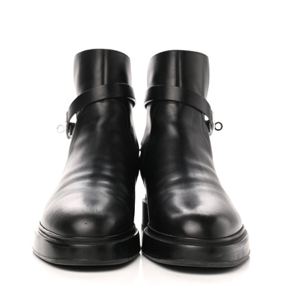 Hermes Calfskin Veo Ankle Boots 41.5 Black 2 of 9