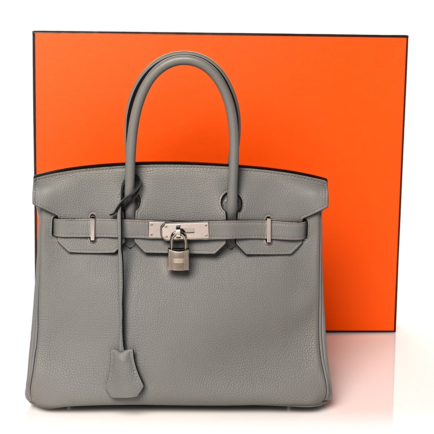 Togo Birkin 30 Gris Mouette