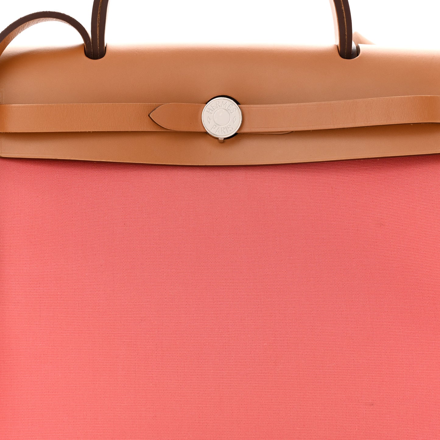 Vache Hunter Toile Herbag Zip 31 PM Rose Azalee Natural