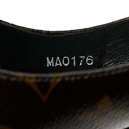 Louis Vuitton Monogram Cherie Pumps 38 Black 6 of 14