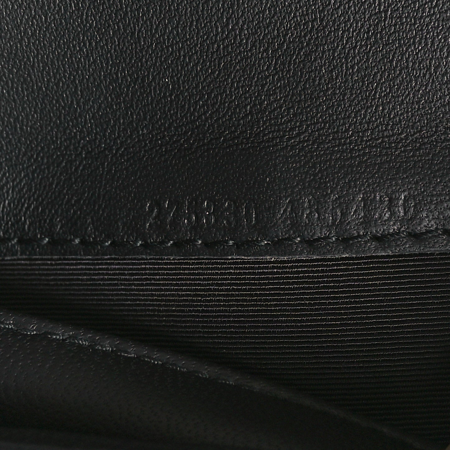 Metallic Calfskin Skull Continental Wallet Gunmetal