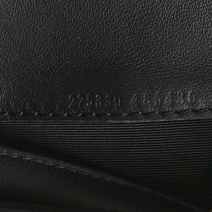 Alexander McQueen Metallic Calfskin Skull Continental Wallet Gunmetal 7 of 7