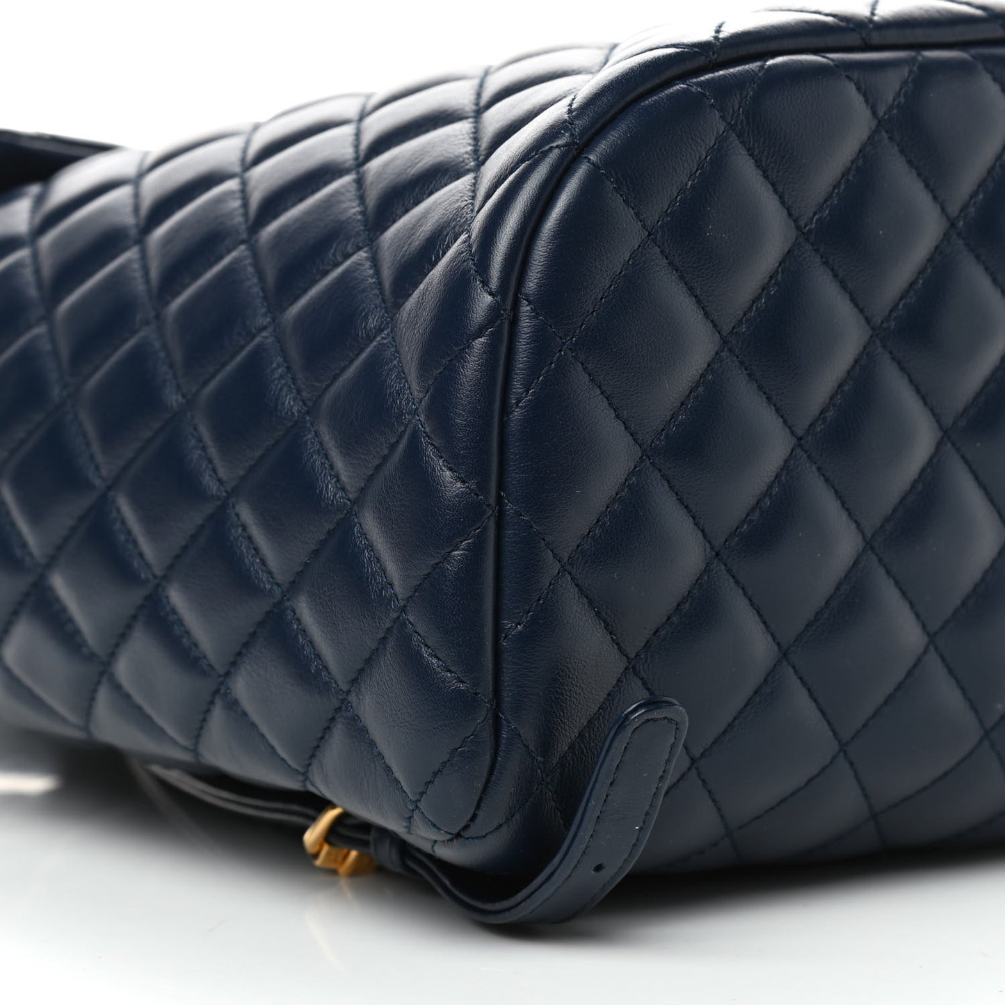 Calfskin Quilted Large Urban Spirit Backpack Navy
