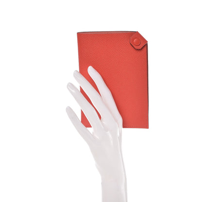 Hermes Epsom Tarmac PM Passport Holder Rose Jaipur 2 of 8