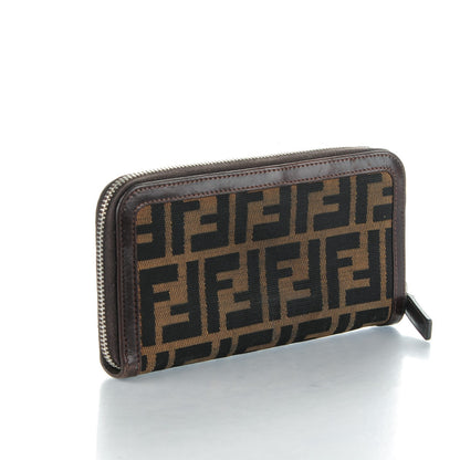 Fendi Zucca Zip Around Wallet Tobacco 3 of 7