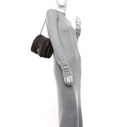 Loewe Lambskin Goya Puffer Bag Dark Chocolate 2 of 8