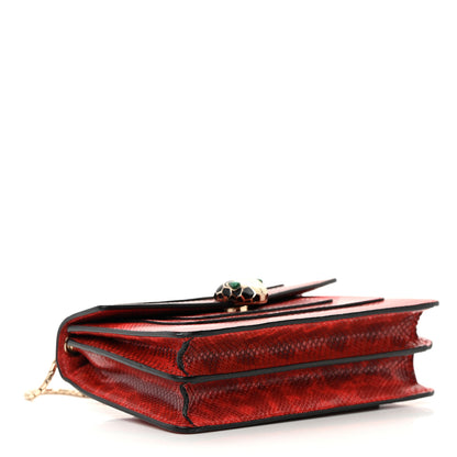 Bulgari Karung Serpenti Forever Crossbody Red 4 of 13