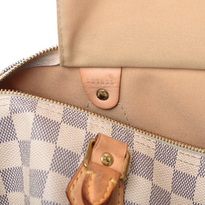 Louis Vuitton Damier Azur Speedy 30 7 of 15