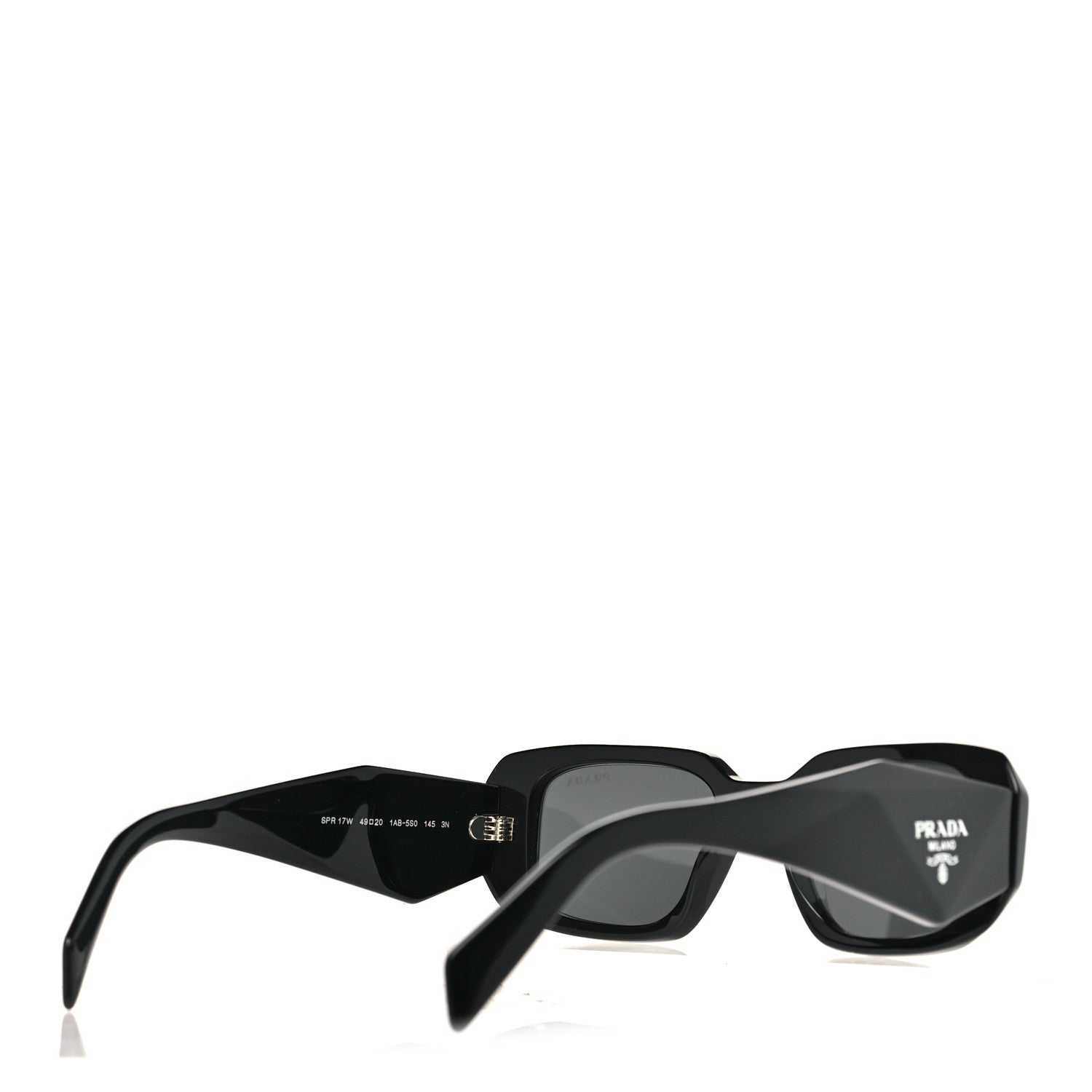 Prada Acetate Symbole Sunglasses SPR 17W Black 4 of 7