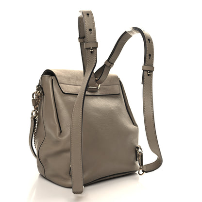 Chloe Suede Calfskin Medium Faye Backpack Motty Grey 3 of 12