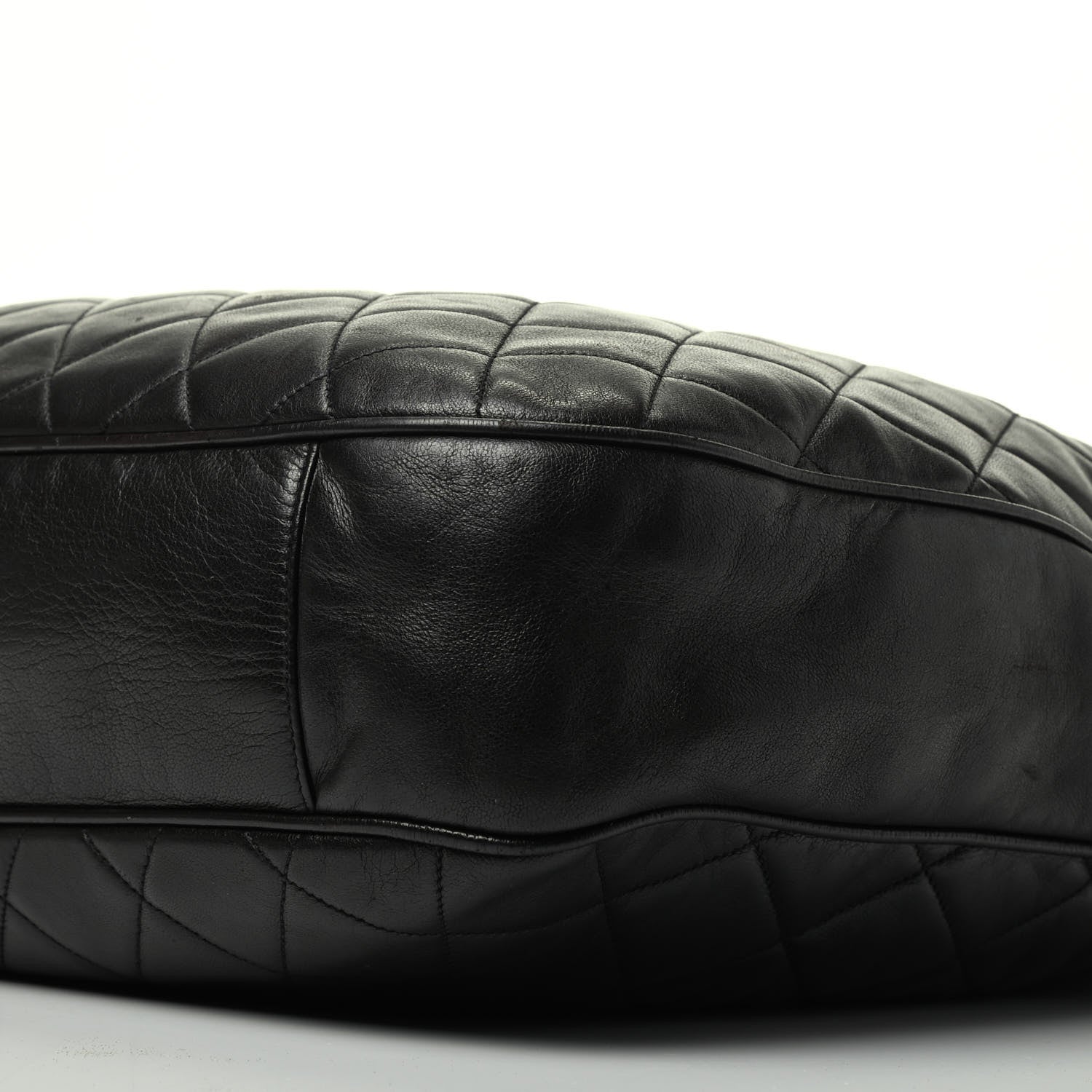 Chanel Lambskin Quilted CC Shoulder Bag Black 9 of 9
